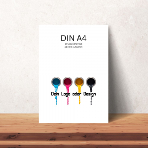 Sublimationspapier Größe A4 mit deinem Foto, Logo oder Design bedruckt